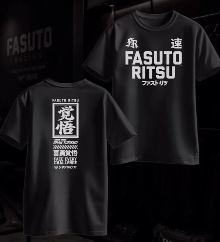 Fasuto Kakugo Tee, front and back