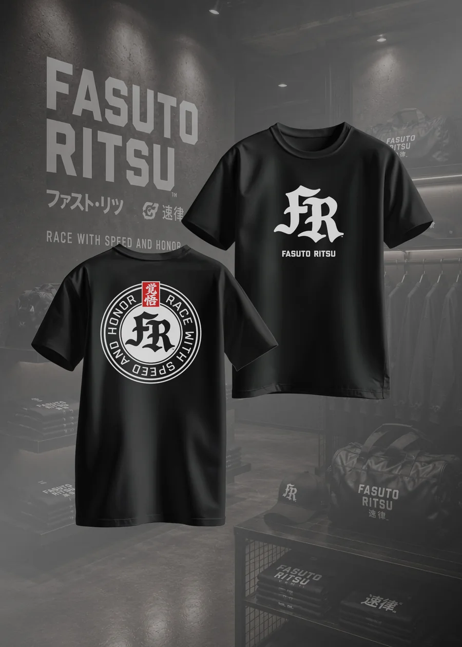 FR Crest Tee, front and back