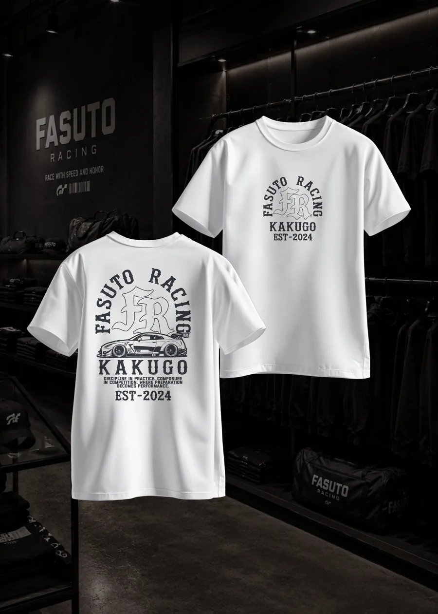 GT Mittsu Heritage Tee, front and back