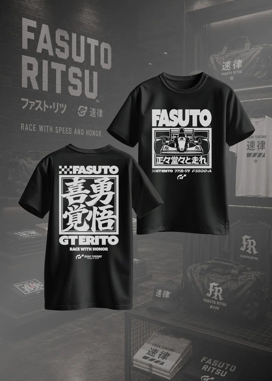 GT Erito Formula Series Tee, front and back